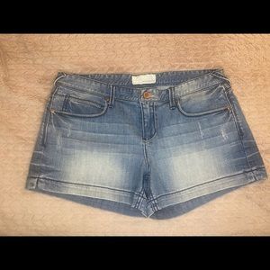 Maurices Light Wash Jean Shorts